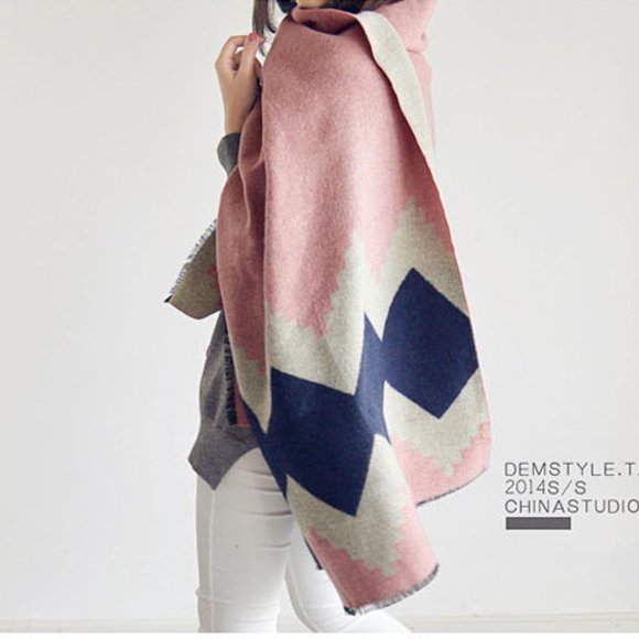 NEW Boho Super Soft Wrap Scarf - Picture 5 of 12